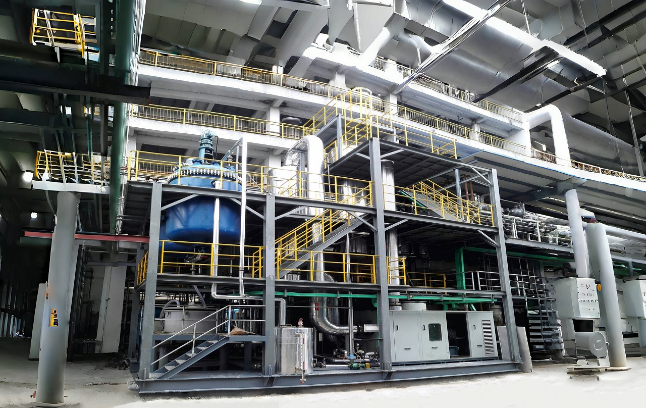 Industrial park wastewater evaporation and crystallization treatment system